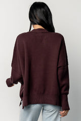 Jeremiah Knit Sweater | Baltic Born Dark Plum