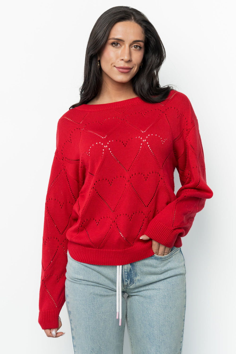 Heartfelt Sweater Top | Baltic Born Red