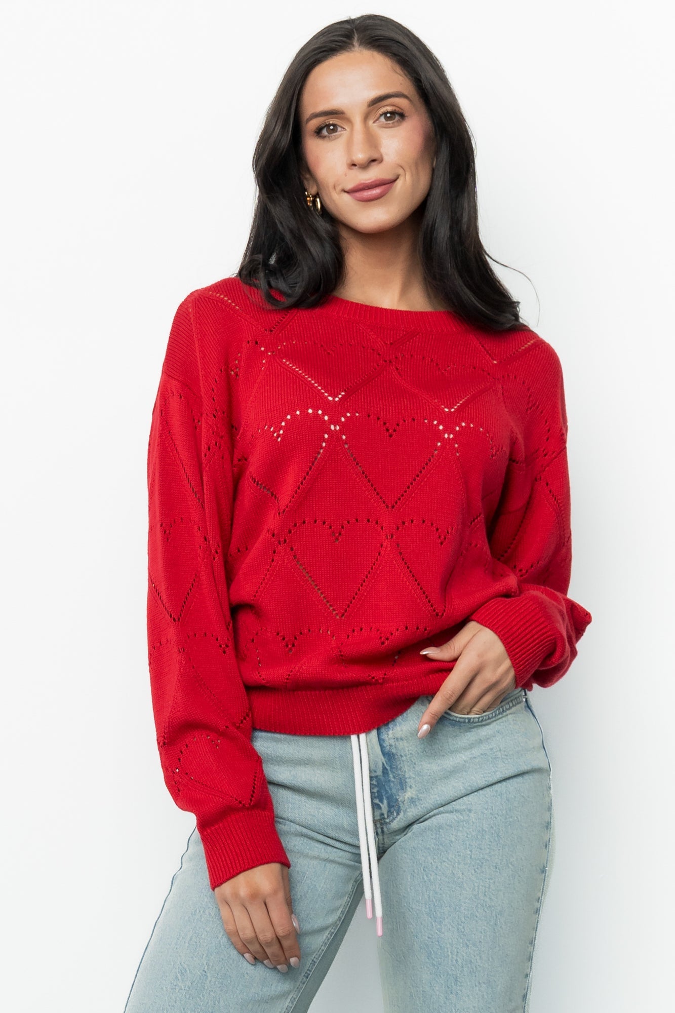 Heartfelt Sweater Top | Baltic Born Red