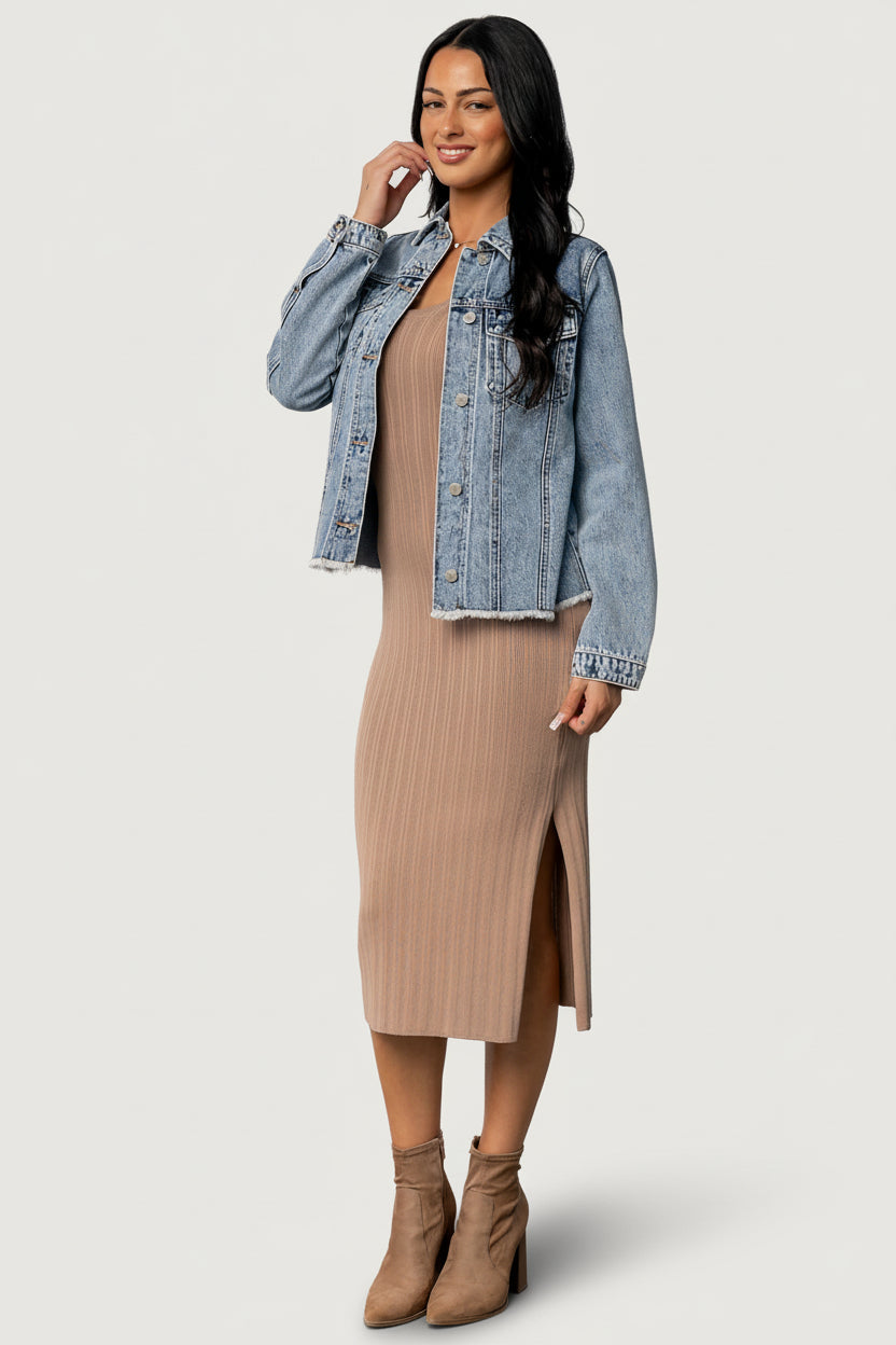 Devon Denim Jacket | Baltic Born Light Wash