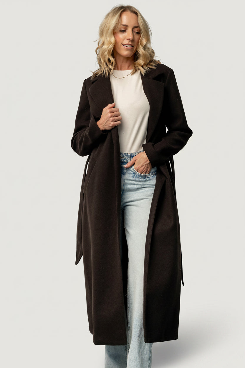 Glenwood Coat | Baltic Born Dark Brown