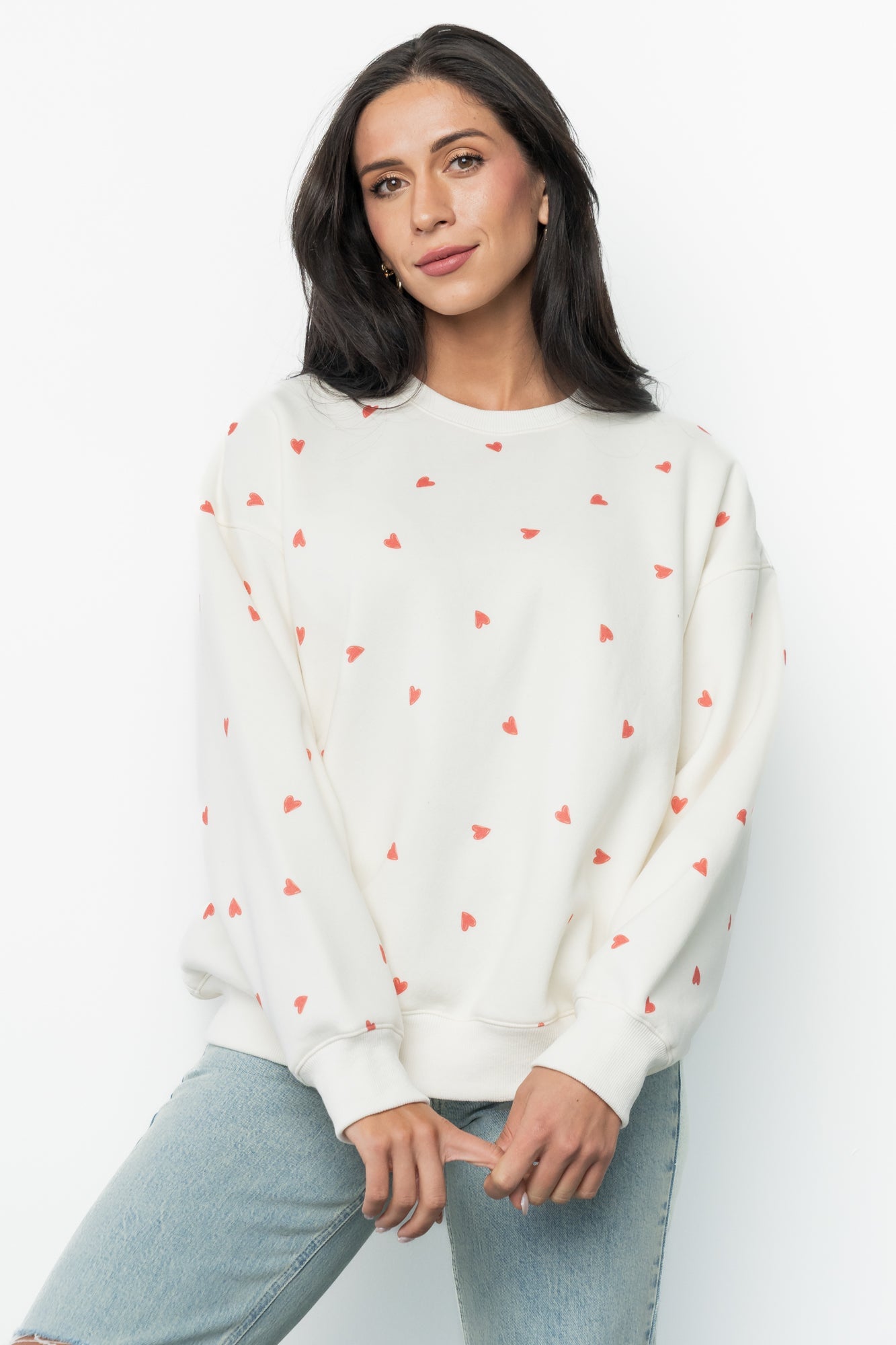 Lovestruck Sweatshirt | Baltic Born Cream + Red