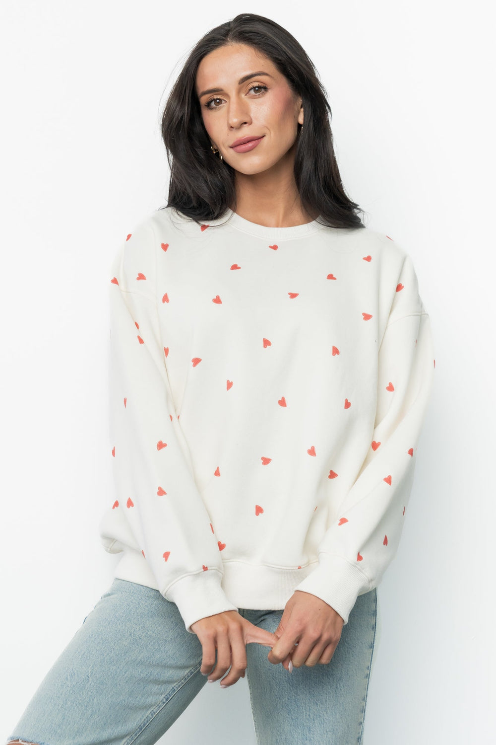 Lovestruck Sweatshirt | Baltic Born Cream + Red