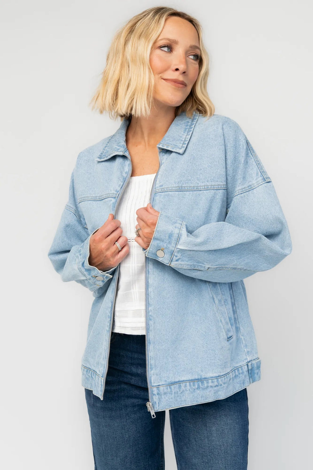 Hawthorne Jacket | Baltic Born Blue Denim