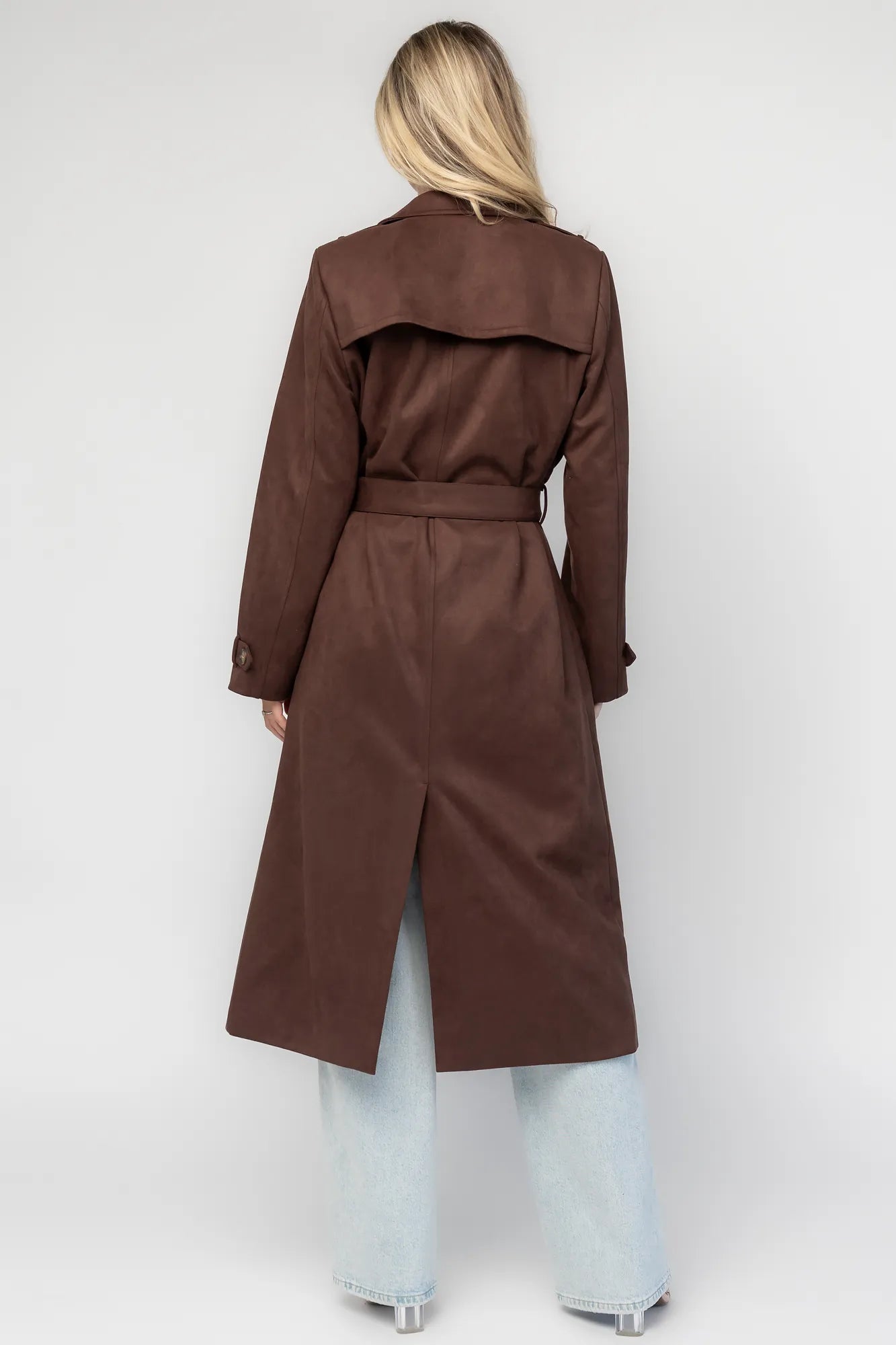 Carnegie Coat | Baltic Born Brown Suede