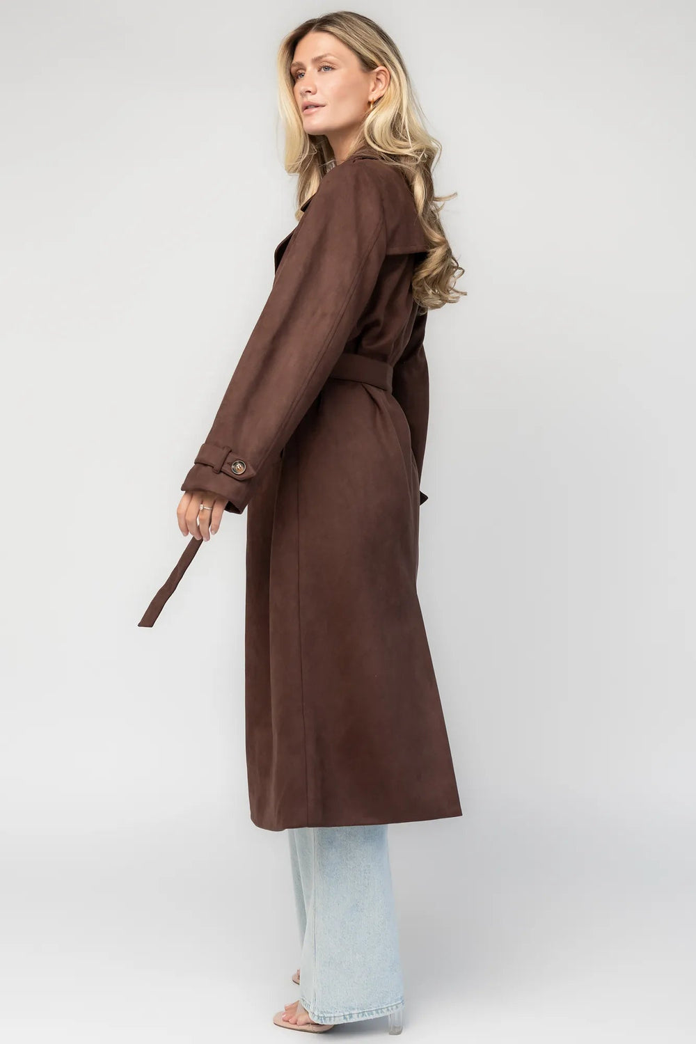 Carnegie Coat | Baltic Born Brown Suede
