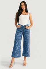 Cádiz Mid Rise Relaxed Jeans | Baltic Born Medium Floral Wash