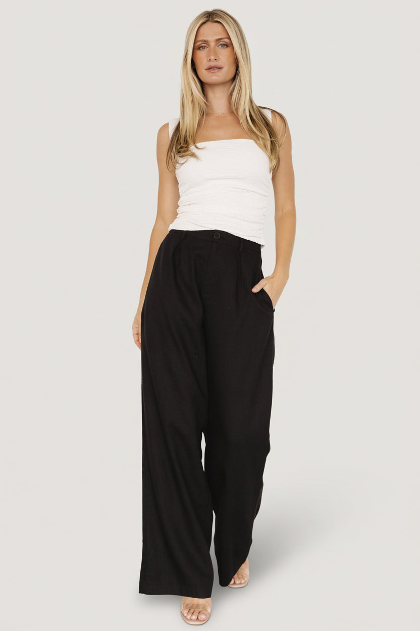 Malin Wide Leg Pants | Baltic Born Black