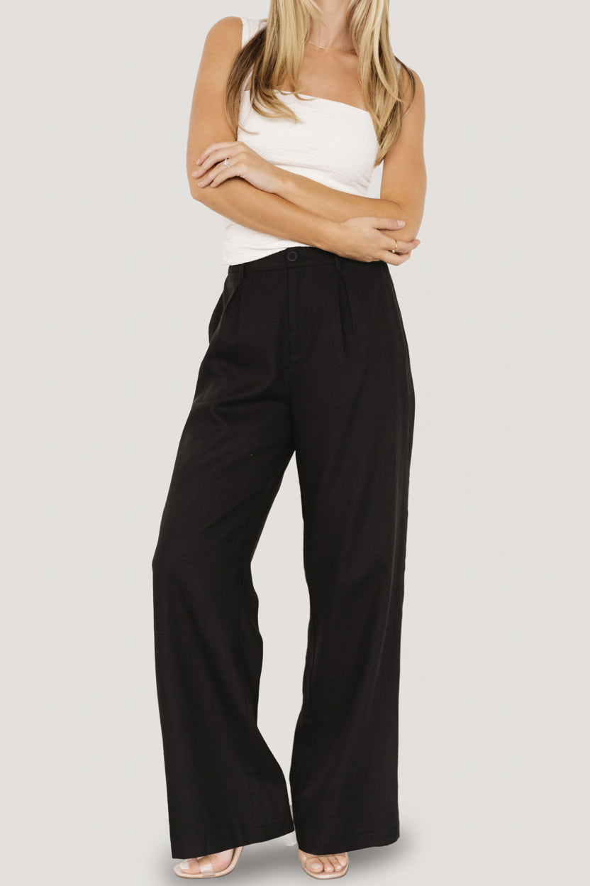 Malin Wide Leg Pants | Baltic Born Black