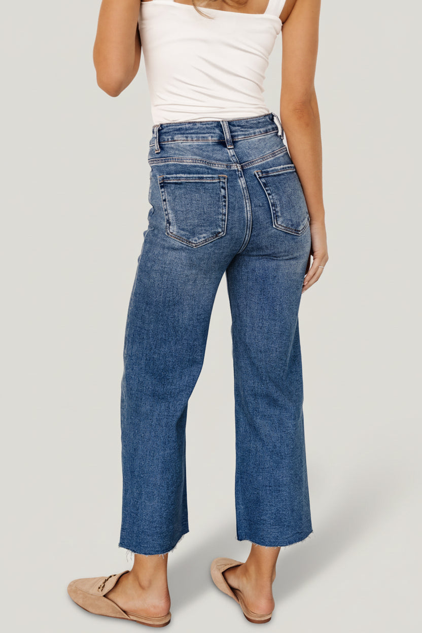 Kirby High Rise Wide Leg Jeans | Baltic Born Medium Wash