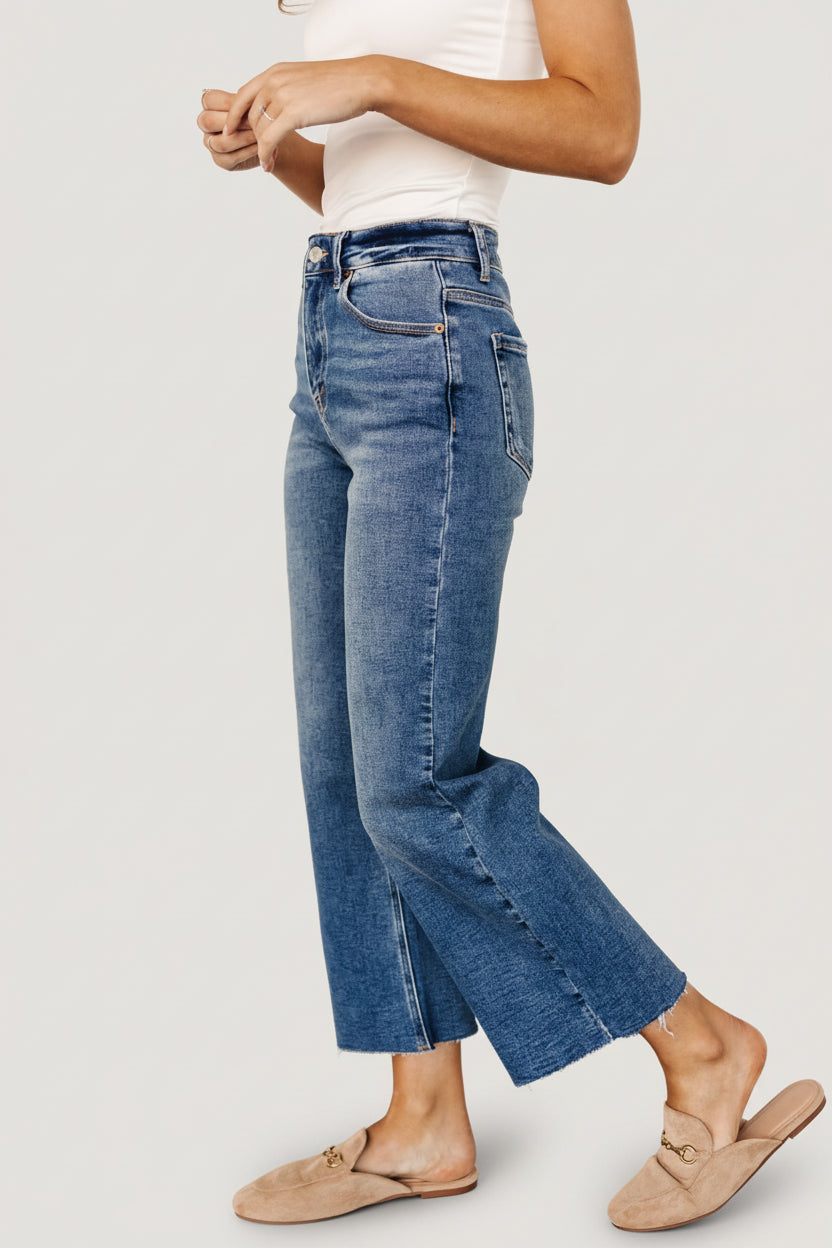 Kirby High Rise Wide Leg Jeans | Baltic Born Medium Wash