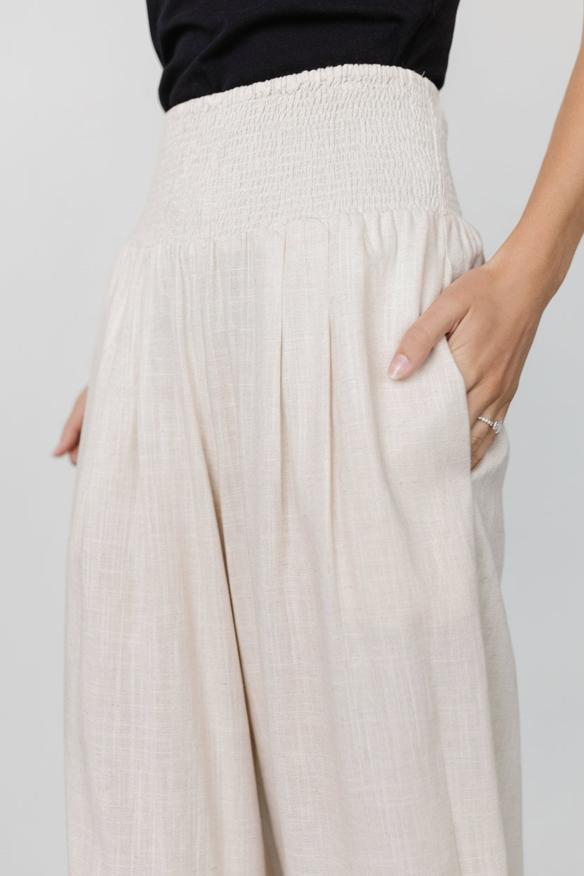 Parvati Smocked Waist Pants | Baltic Born Natural