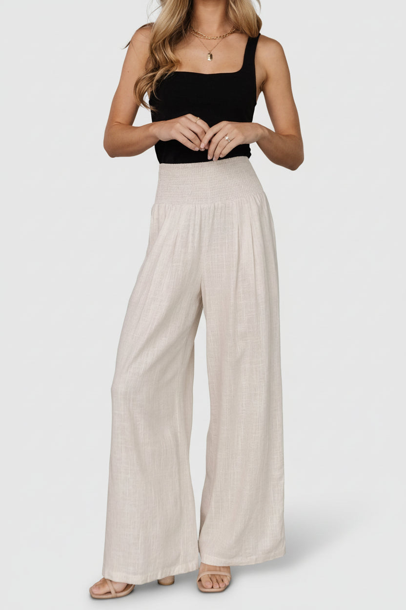 Parvati Smocked Waist Pants | Baltic Born Natural