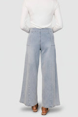Emmi Mid Rise Wide Leg Jeans | Baltic Born Light Wash