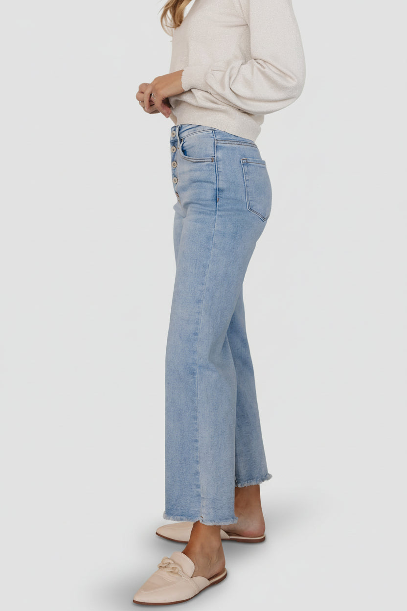 Brody High Rise Wide Leg Jeans | Baltic Born Light Wash