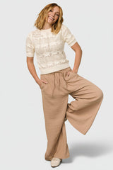 Florence Textured Pants | Baltic Born Beige