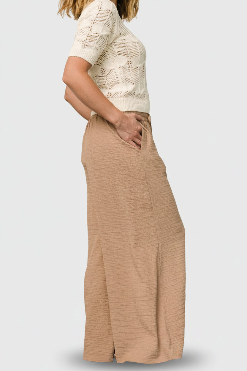 Florence Textured Pants | Baltic Born Beige