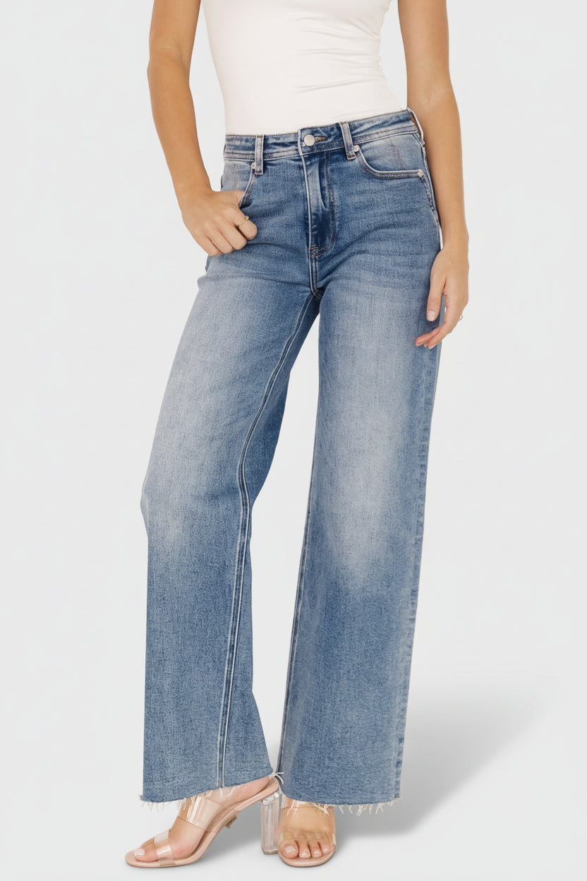Noah High Rise Straight Leg Jeans | Baltic Born Medium Wash