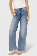 Noah High Rise Straight Leg Jeans | Baltic Born Medium Wash
