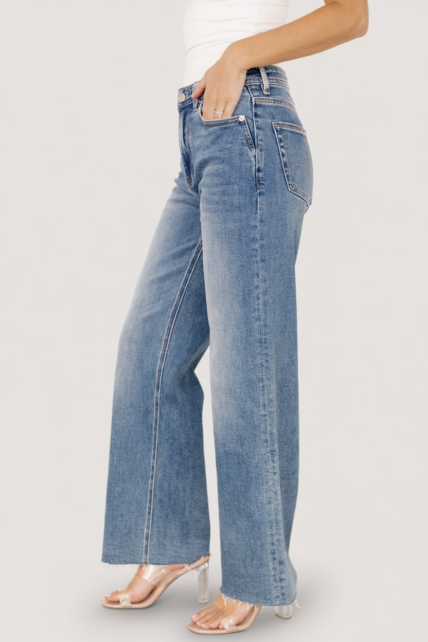 Noah High Rise Straight Leg Jeans | Baltic Born Medium Wash
