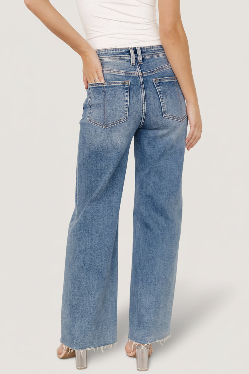 Noah High Rise Straight Leg Jeans | Baltic Born Medium Wash