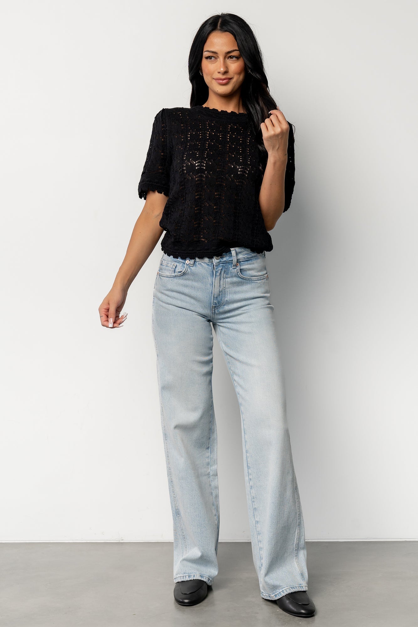 Riley Mid Rise Relaxed Fit Jeans | Baltic Born Light Wash