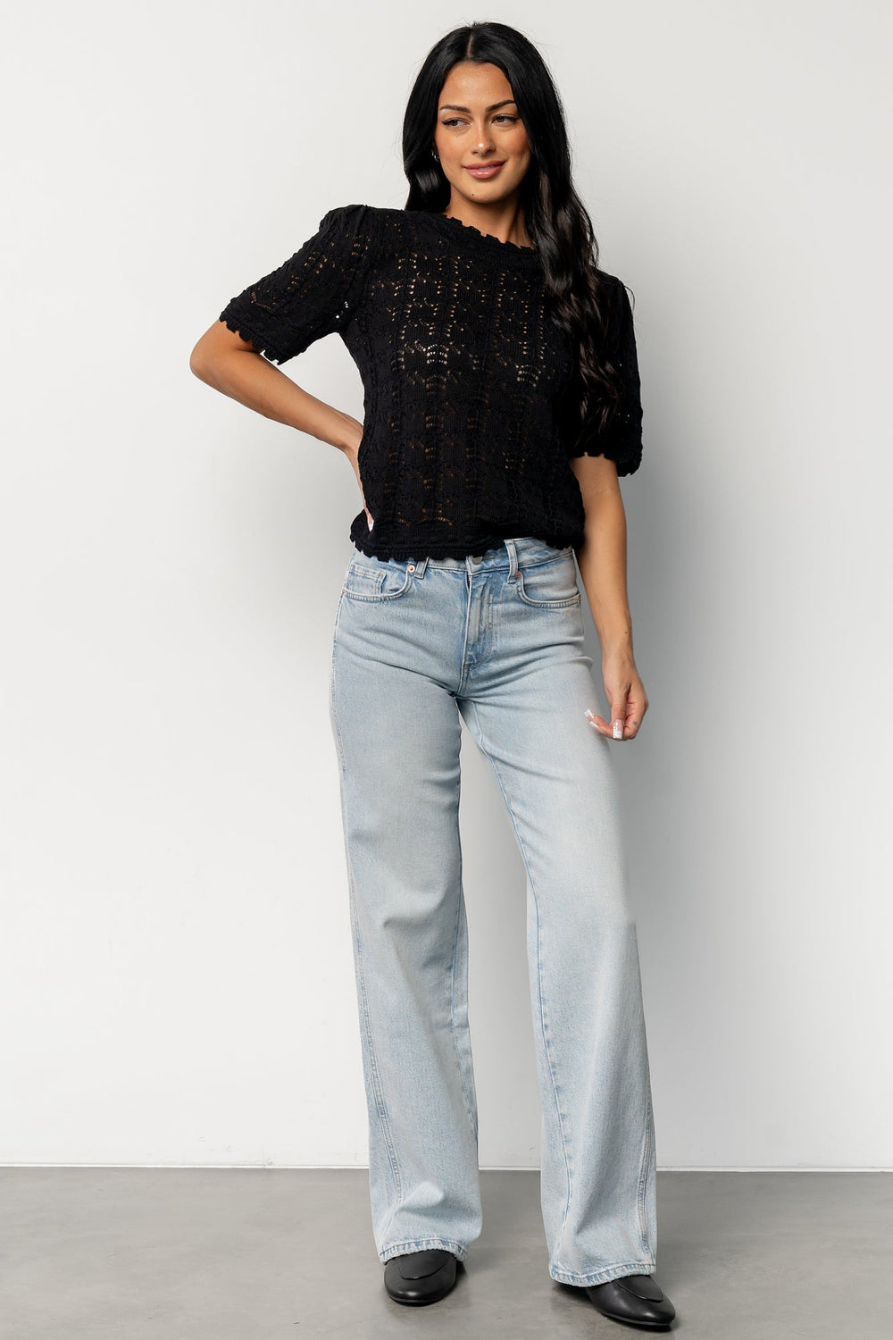 Riley Mid Rise Relaxed Fit Jeans | Baltic Born Light Wash