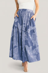 Alejandra Midi Skirt | Baltic Born Blue Floral