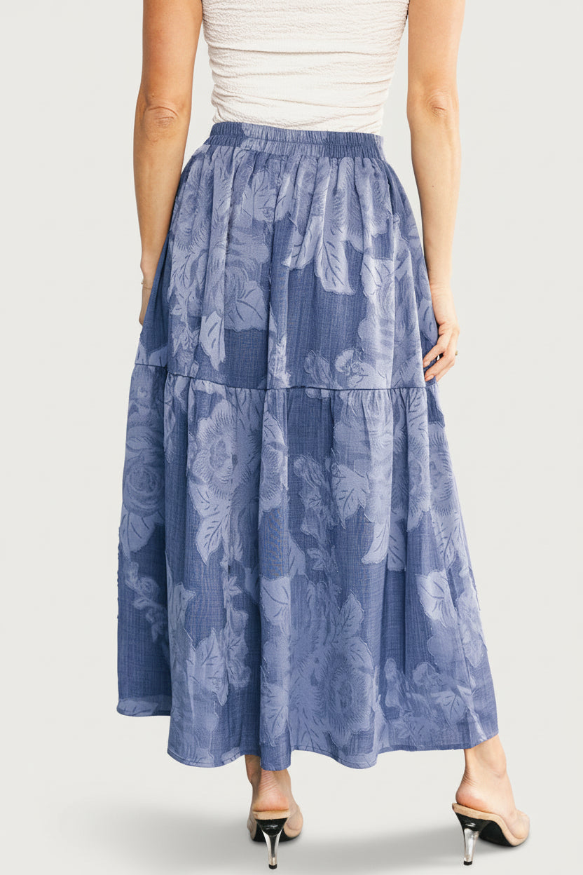 Alejandra Midi Skirt | Baltic Born Blue Floral