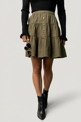 Ebba Short Skirt | Baltic Born Olive