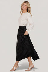 Palini Velvet Skirt | Baltic Born Black