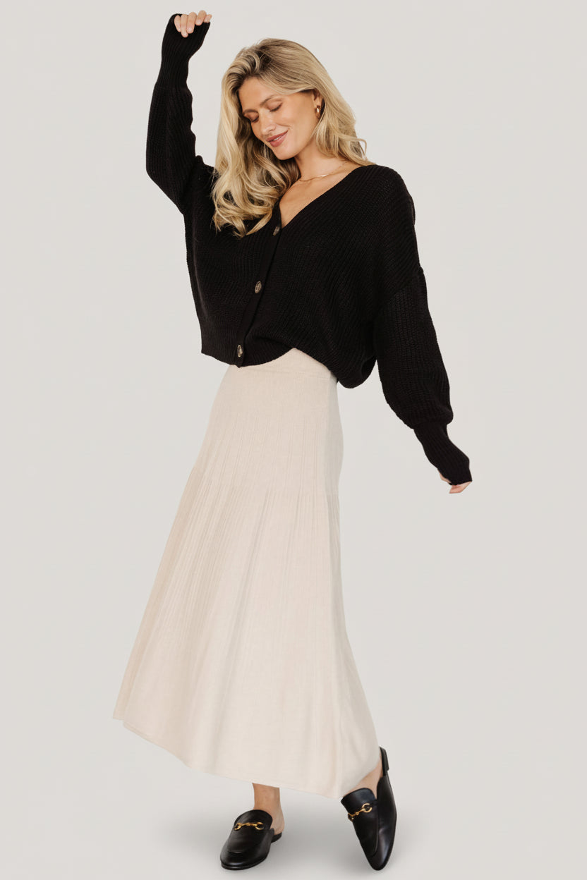 Carynn Knit Midi Skirt | Baltic Born Natural