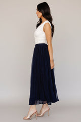 Cyra Midi Skirt | Baltic Born Navy