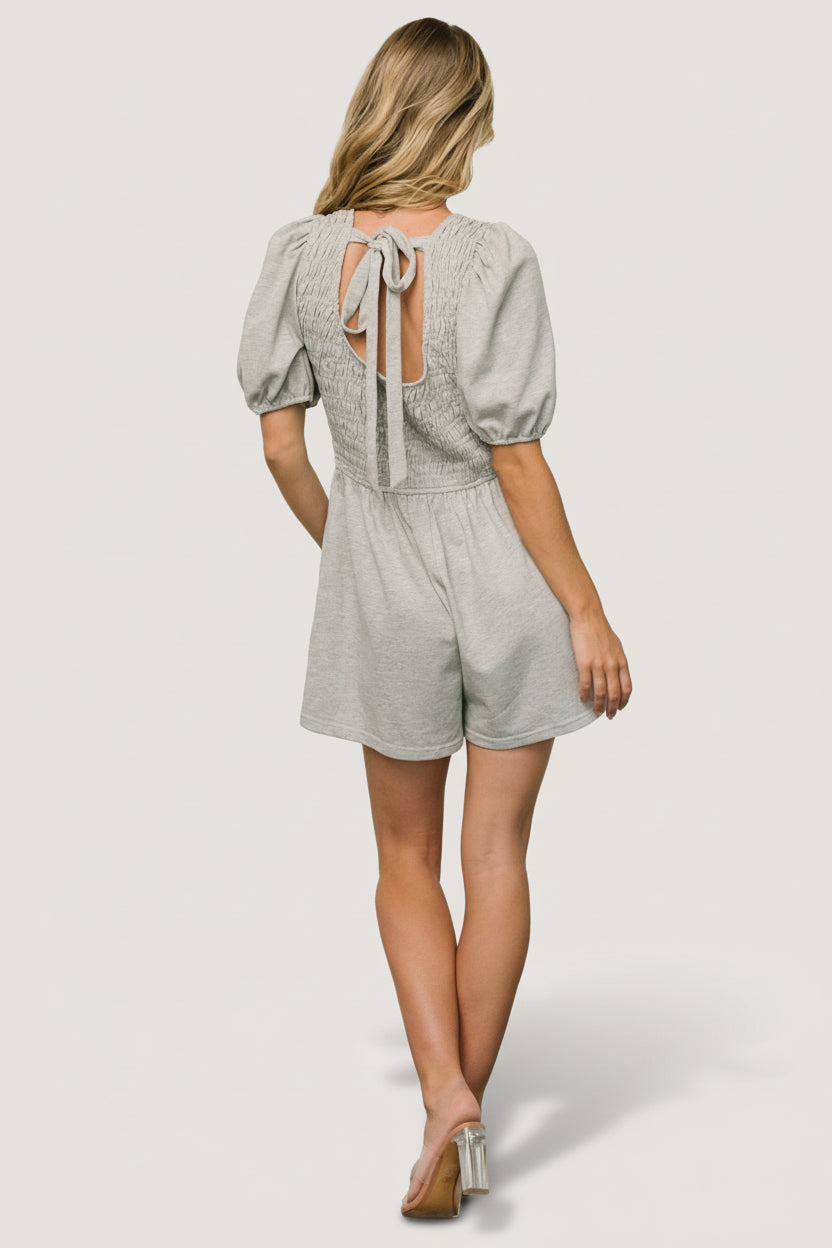 Beaumont Romper | Baltic Born Heather Gray