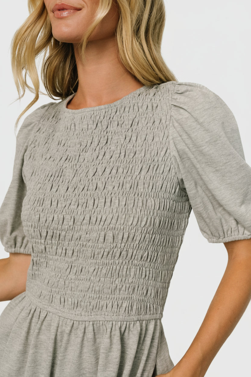 Beaumont Romper | Baltic Born Heather Gray