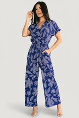 Costa Jumpsuit | Baltic Born Blue Print