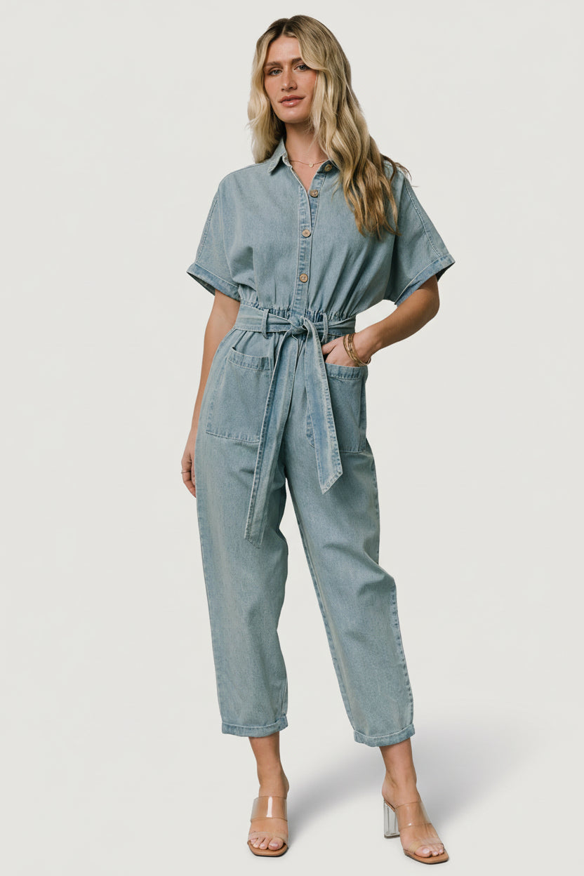 Mateo Button Up Jumpsuit | Baltic Born Denim