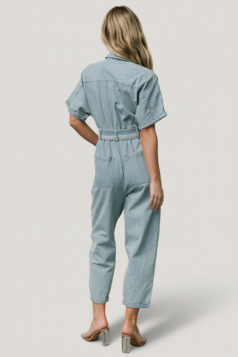Mateo Button Up Jumpsuit | Baltic Born Denim