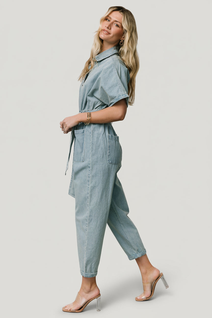 Mateo Button Up Jumpsuit | Baltic Born Denim