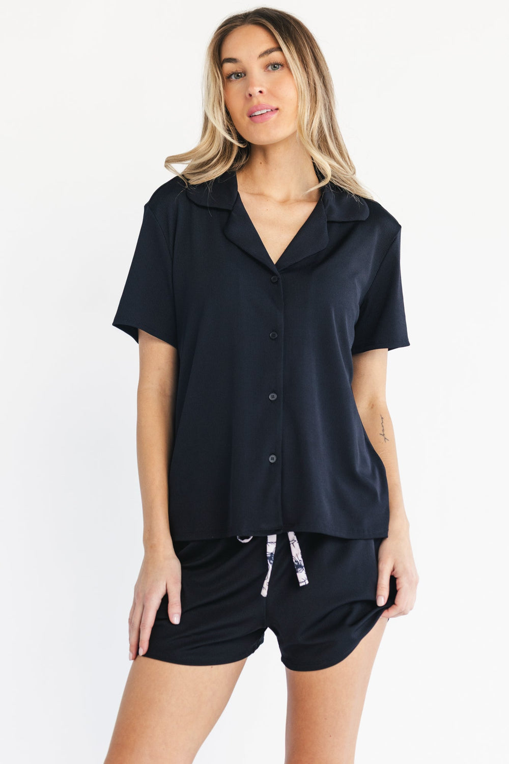 Blaire Short Pajama Set | Baltic Born Black