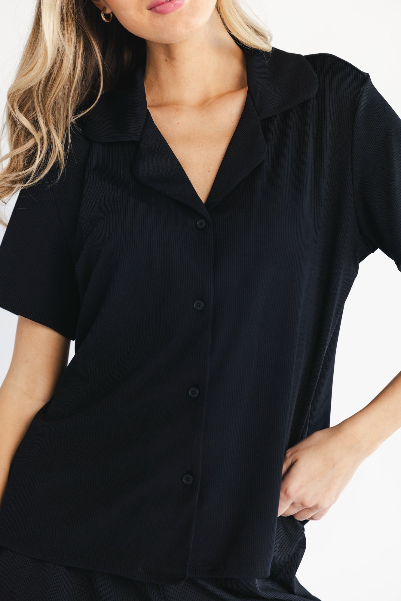 Blaire Short Pajama Set | Baltic Born Black