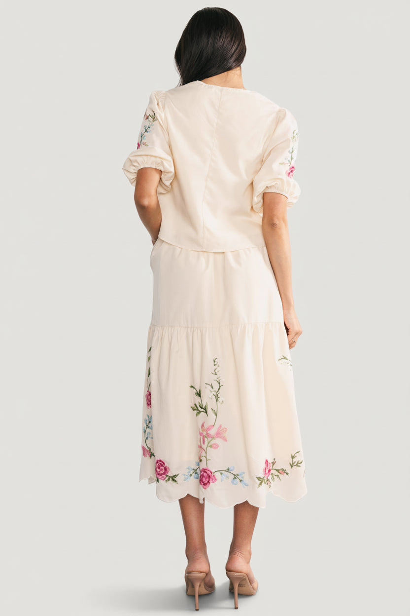 Josephine Top + Skirt Set | Baltic Born Cream Floral
