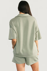 Ana Top + Shorts Set | Baltic Born Green