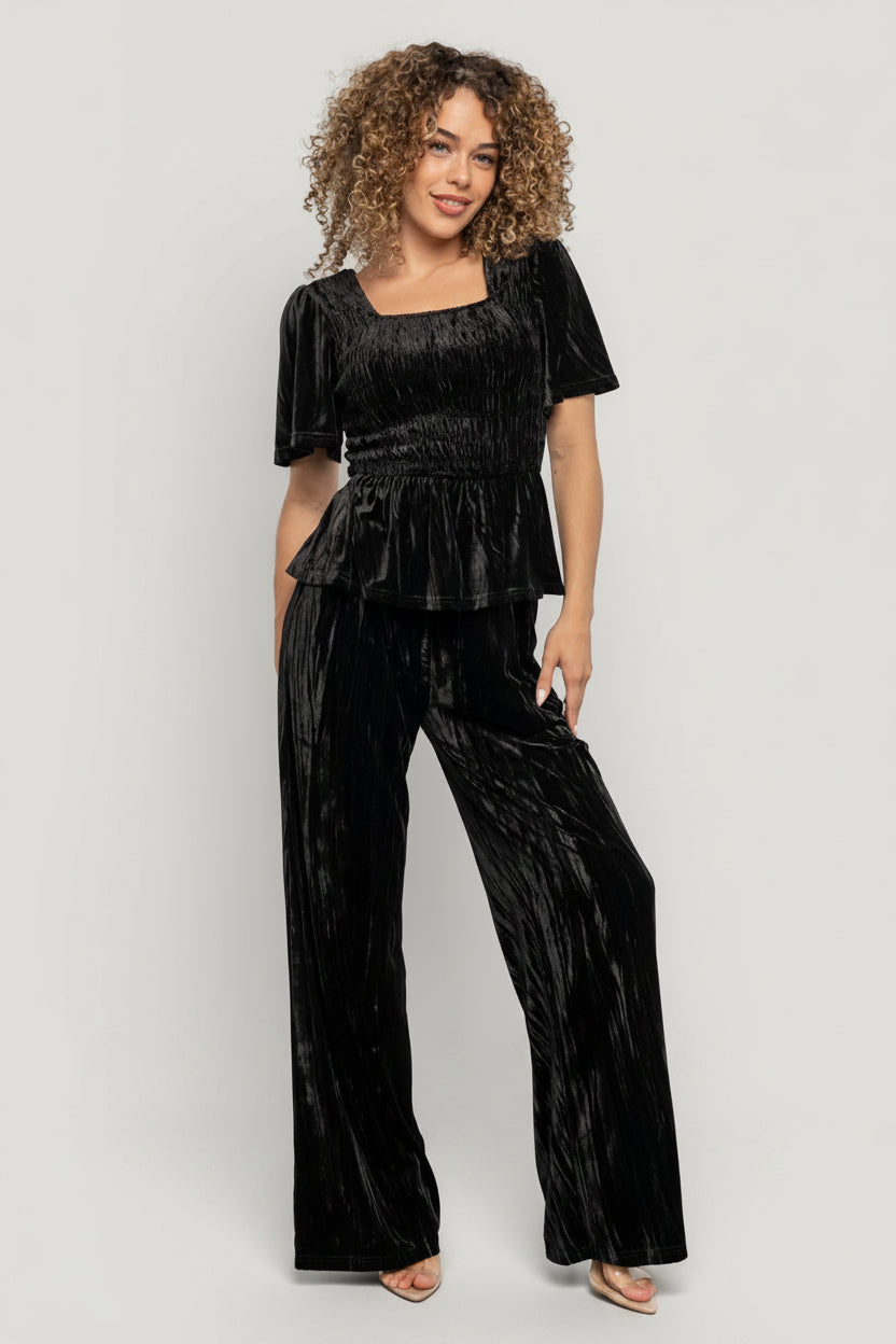 Elin Velvet Set | Baltic Born Black