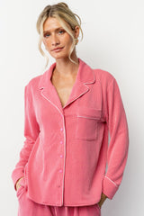 Eloise Ribbed Pajama Set | Baltic Born Pink