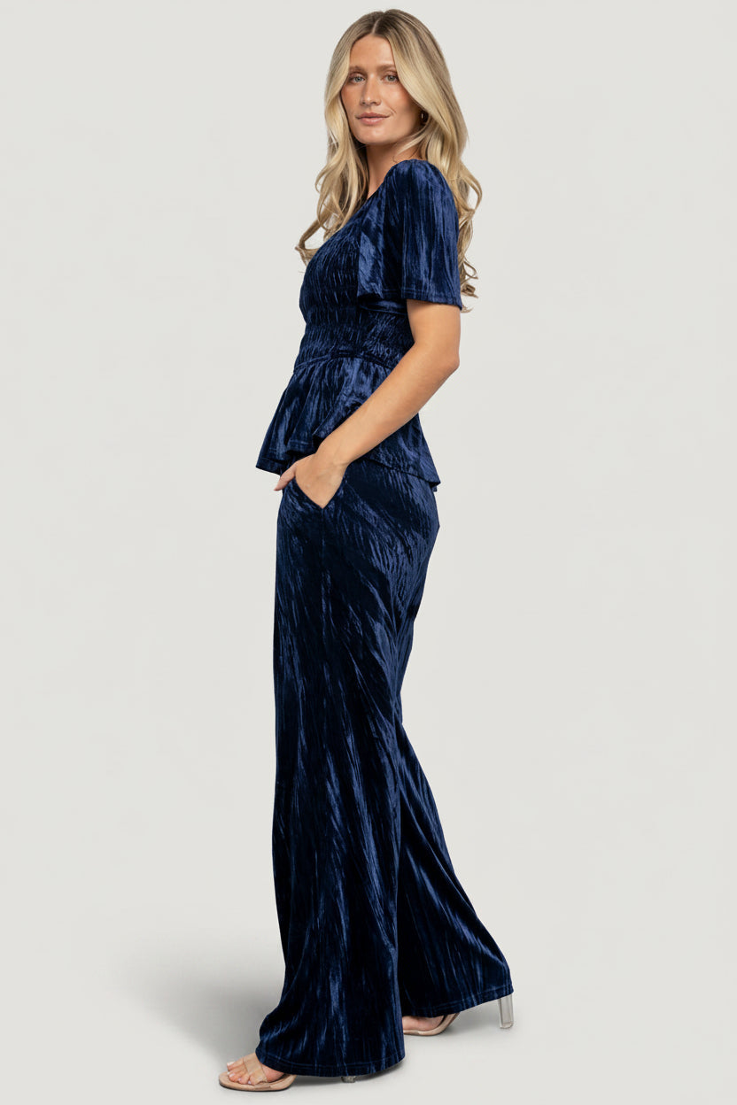 Elin Velvet Set | Baltic Born Navy