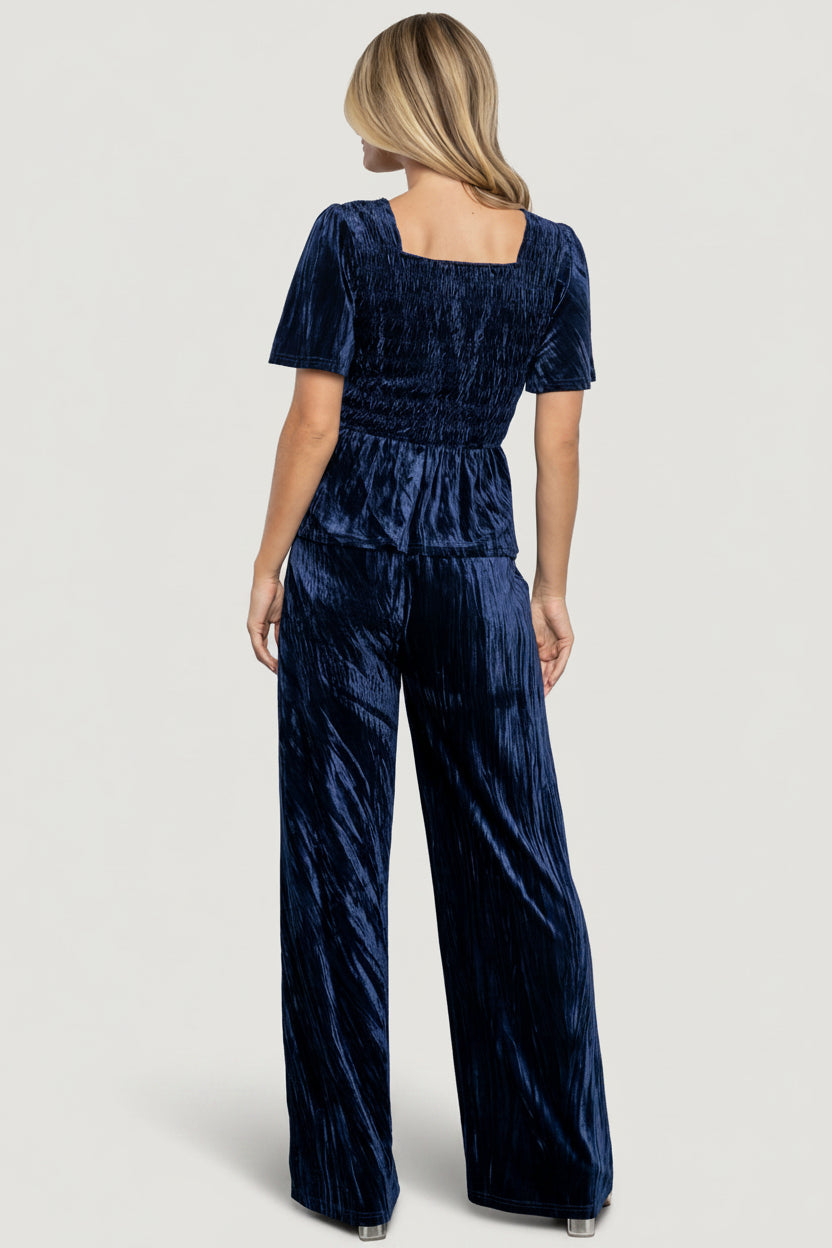 Elin Velvet Set | Baltic Born Navy