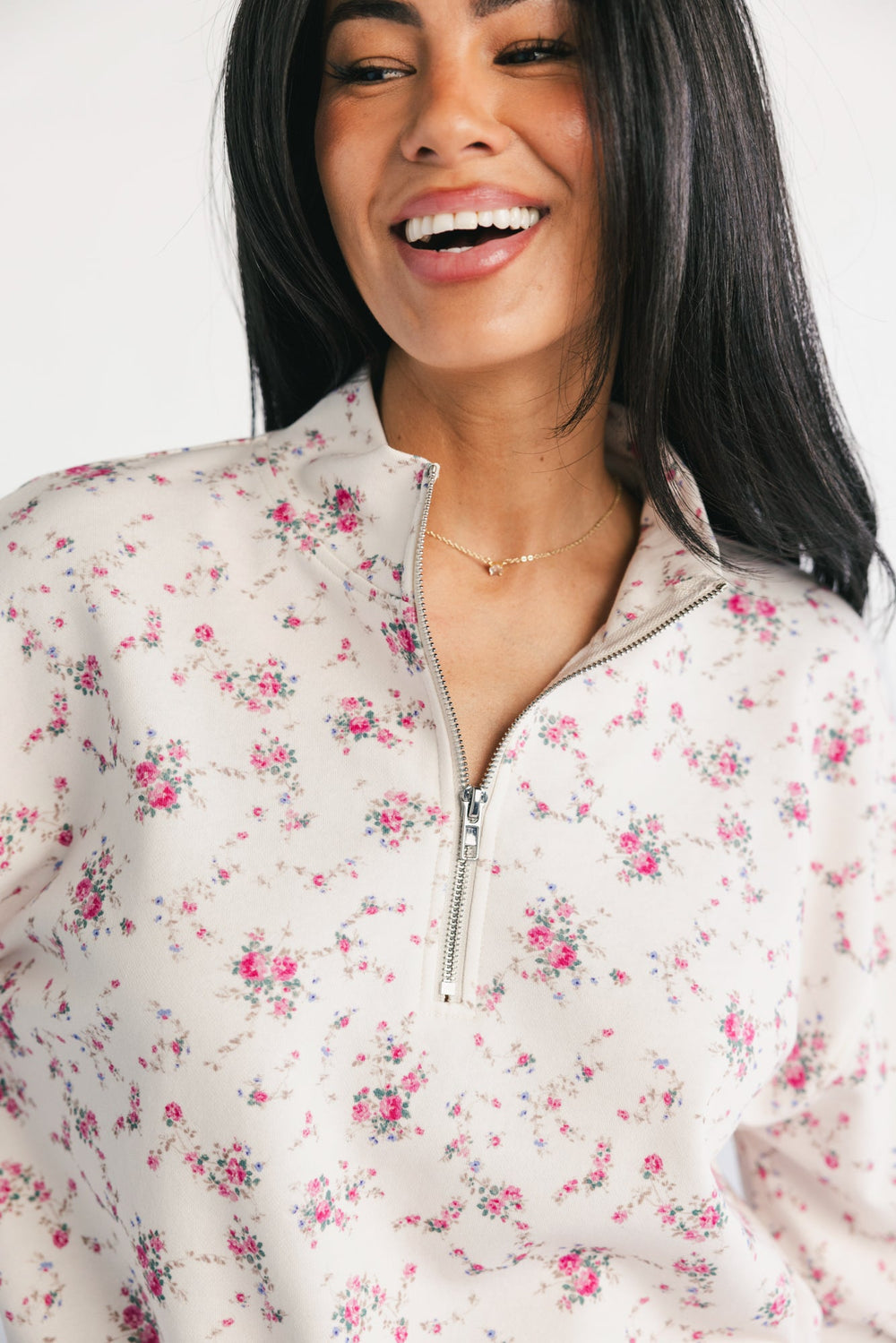 Allison Lounge Set | Baltic Born Ivory + Pink Floral