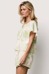 Carlina Set | Baltic Born Cream + Green Print