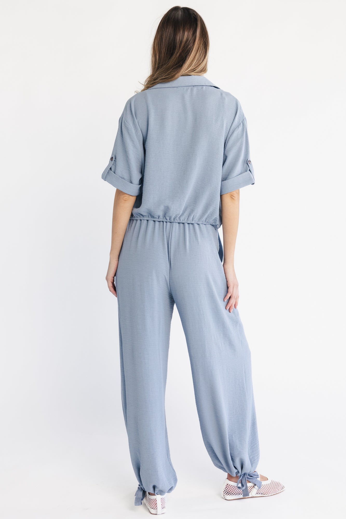 Briar Top + Pants Set | Baltic Born Dusty Blue